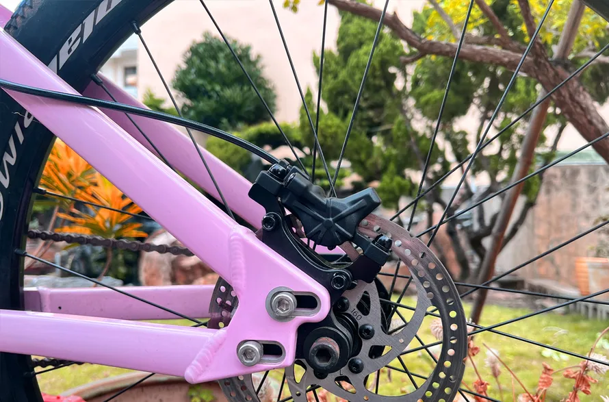 Дисковые тормоза компании Bengal Brake System Industrial Co., Ltd. на велосипеде.