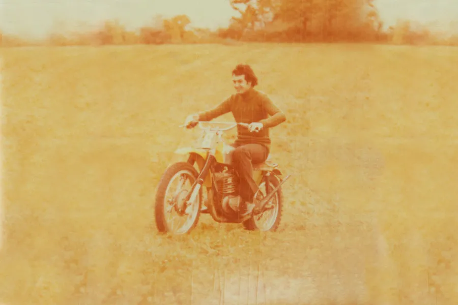 Лино Дайнезе на мотоцикле