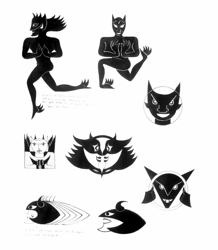 Первые варианты логотипа компании DAINESE