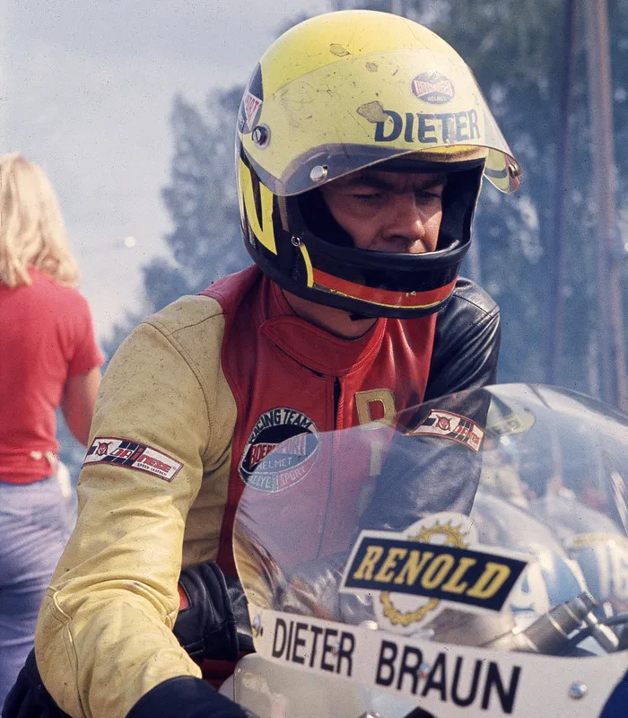 Дитер Браун - первый гонщик Dainese в серии World Championship