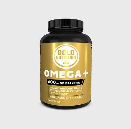 Банка с Omega-3 производства GOLD NUTRITION.