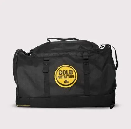 Сумка с логотипом компании GOLD NUTRITION.