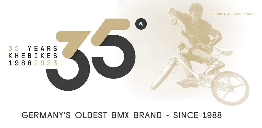 Баннер, посвященный 35-летию компании KHEBIKES.