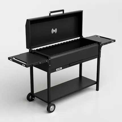 Гриль Пионер Драйв на колесах производства компании Luxfire