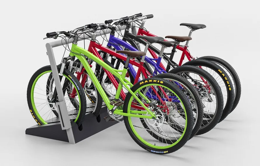 Велопарковка производства компании LuxfireS